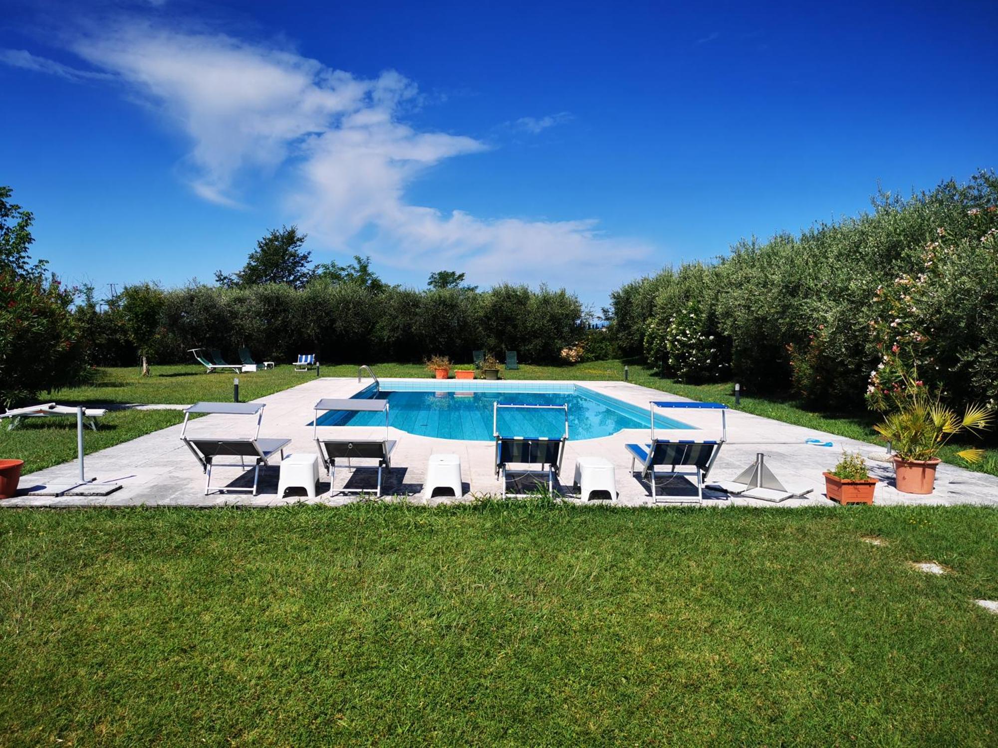 Casa Ghirlanda Con Piscina E Campo Da Tennis Lazise Extérieur photo